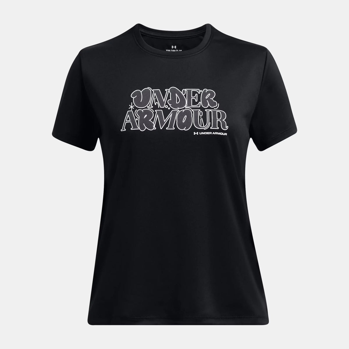 UA Tech™ Wordmark Girls' Short Sleeve